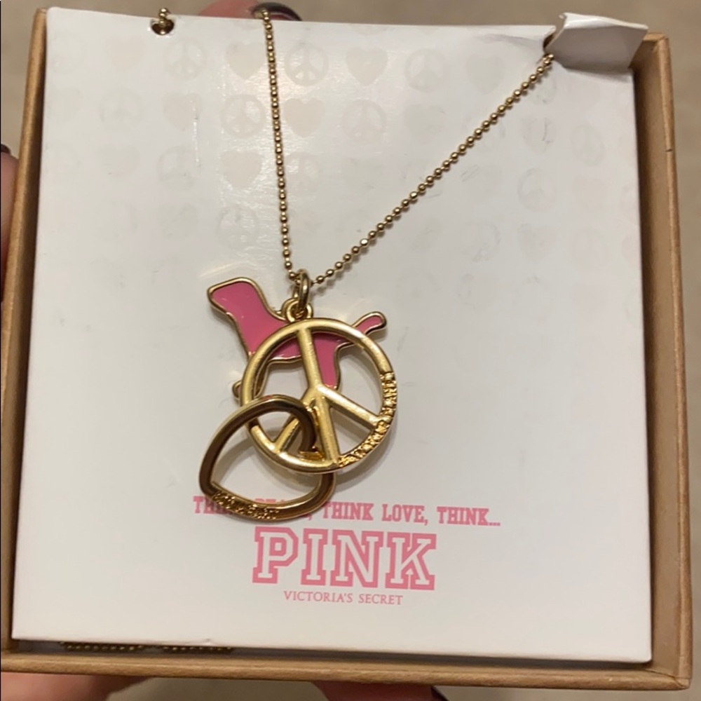 Victoria’s Secret pink necklace